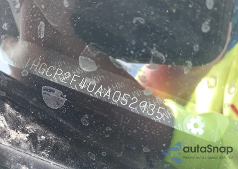 2010 Honda Accord 2.4 Lx-P из США, поврежденный, VIN 1HGCP2F40AA052935